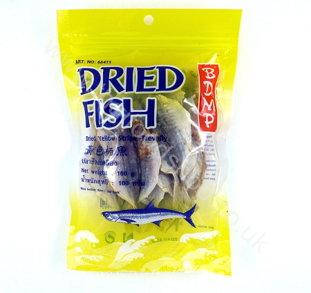 . Dried Yellow stripe trevally 100g BDMP