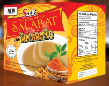 Salabat (Ginger Tea) w/ Turmeric 75g Sanlo