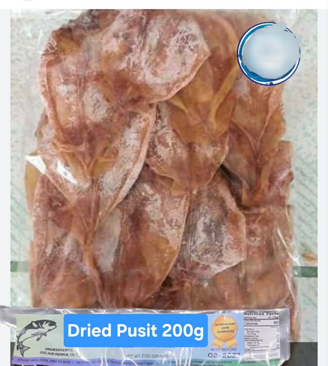 Dried Squid / Pusit reg. 200gr