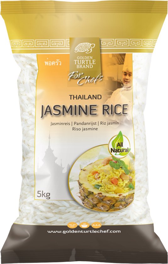 Jasmine rice 5kg Golden Turtle Chef