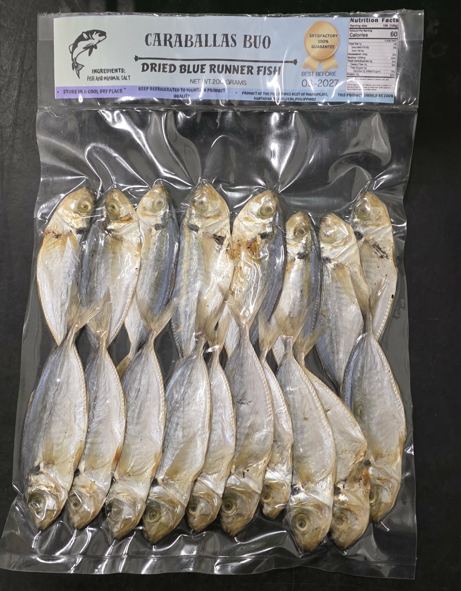 Dried Caraballas Buo / Salay Salay 200gr