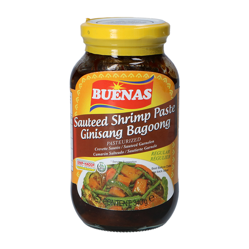 Bagoong Alamang Guisado Regular (Sauteed Tiny Shrimp 340g)Buenas
