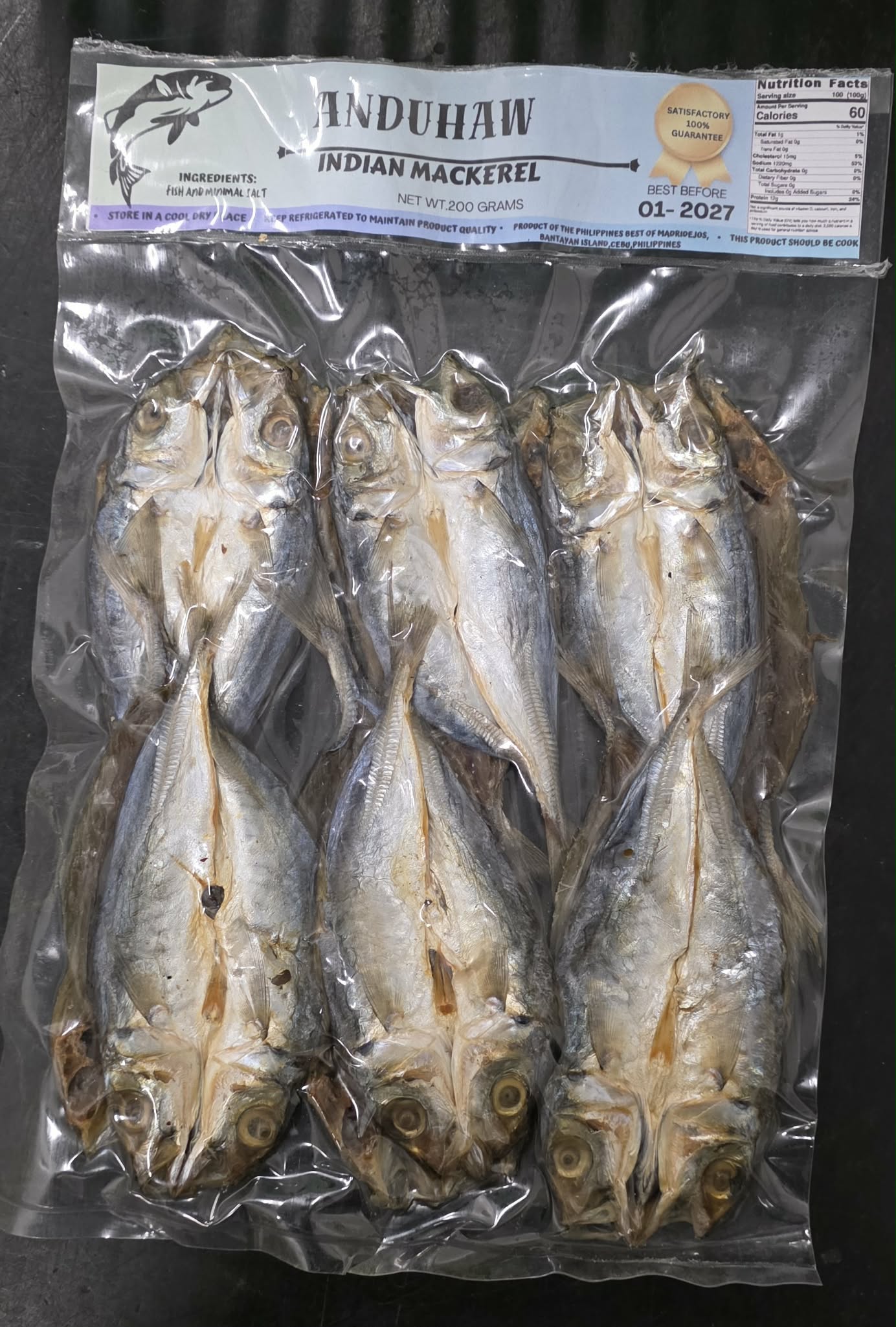 Dried Anduhaw / Indian Mackerel 200gr