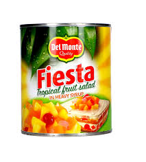 Fruit Cocktail Fiesta in Syrup 825g Del Monte Fiesta
