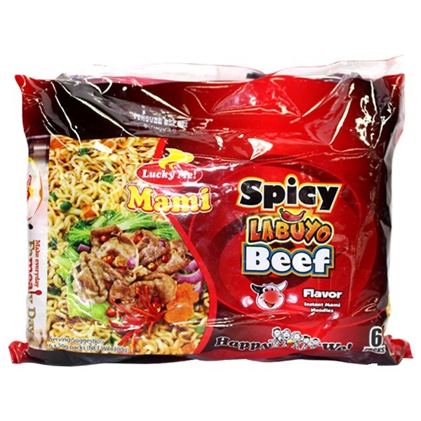Lucky me Spicy Beef Labuyo Noodles Soup 50gr