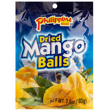 Dried Mango Balls Candy 100gr Phillippine Brand