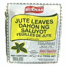 Jute Leaves (Dahon ng Saluyot) 227gr. Buenas